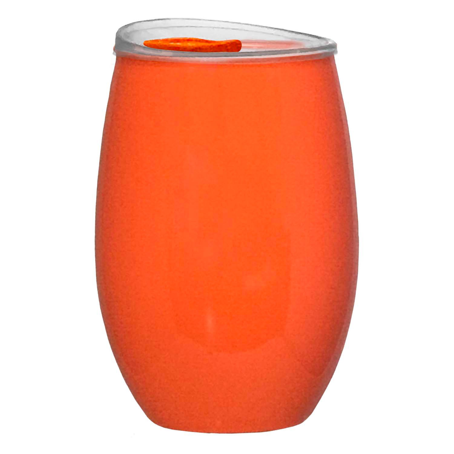 Drink Logic Classic Orange Plastic Cocktail Tumbler Shop Kitchen