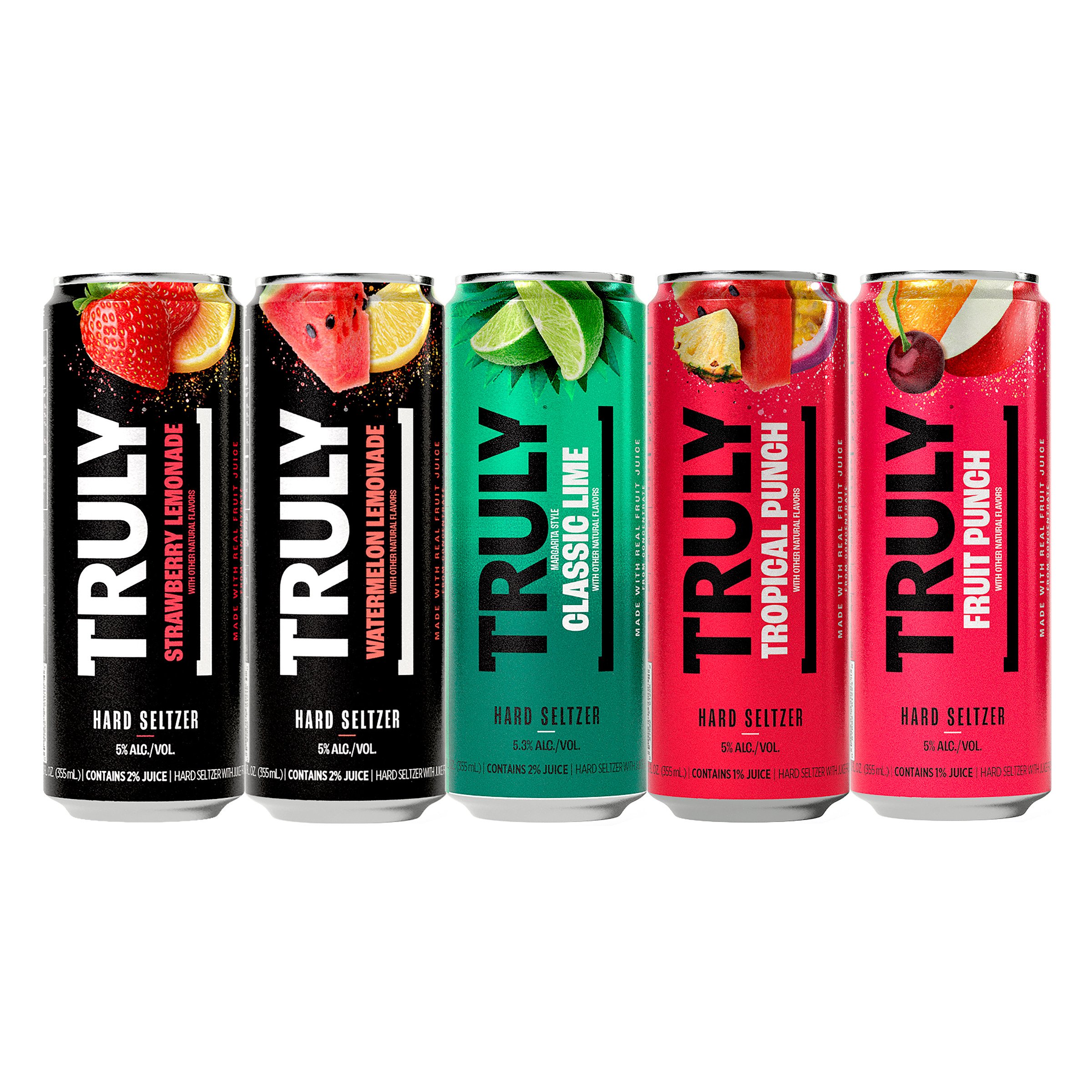 Truly Hard Seltzer Flavor Rush Variety Pack 24 Pk Cans - Shop Malt ...