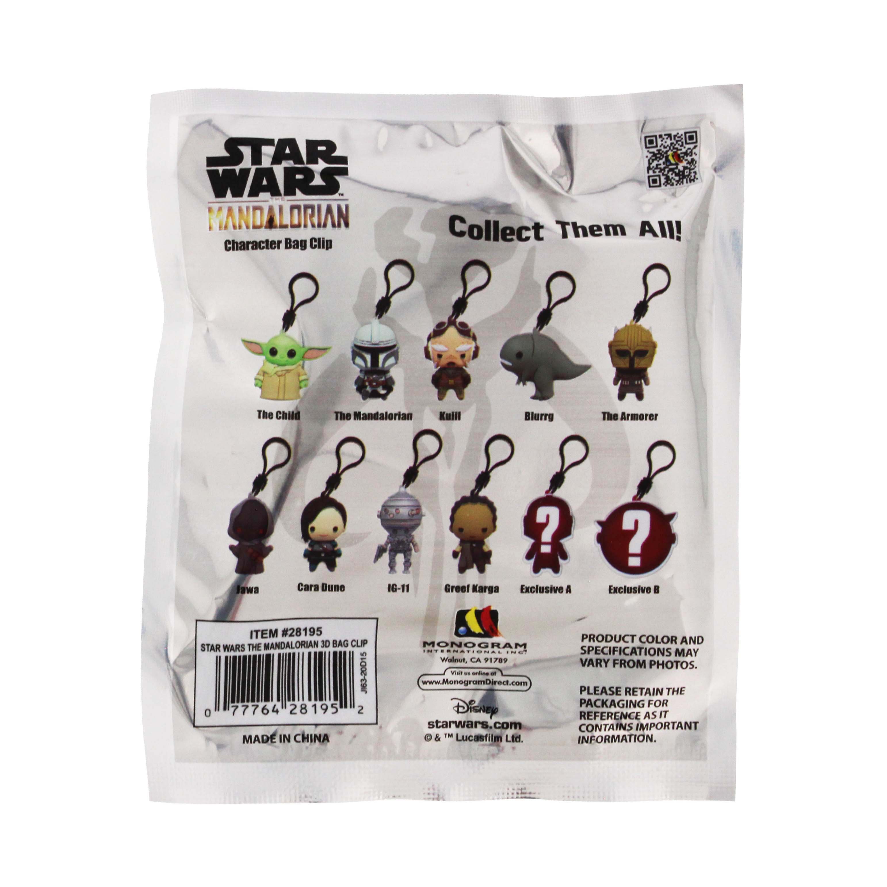 Star Wars The Mandalorian Plush Bag Clip - Mystery Bag - UNOPENED