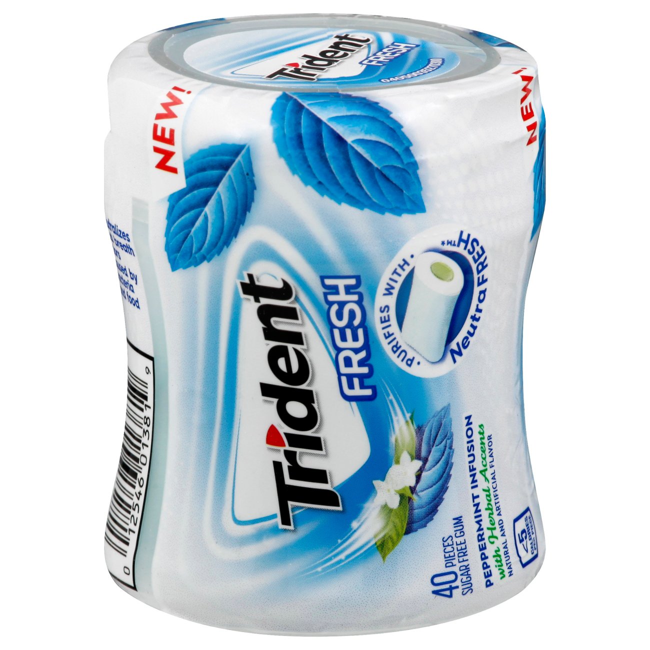 Trident Fresh Peppermint Infusion Bottle Gum Shop Gum & Mints at HEB