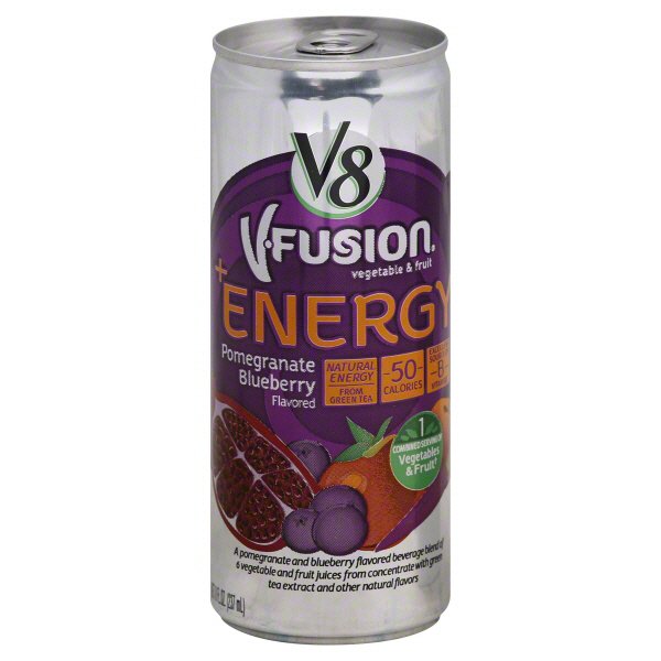 V8 V Fusion+ Energy Pomegranate Blueberry - Shop Sports & energy drinks ...