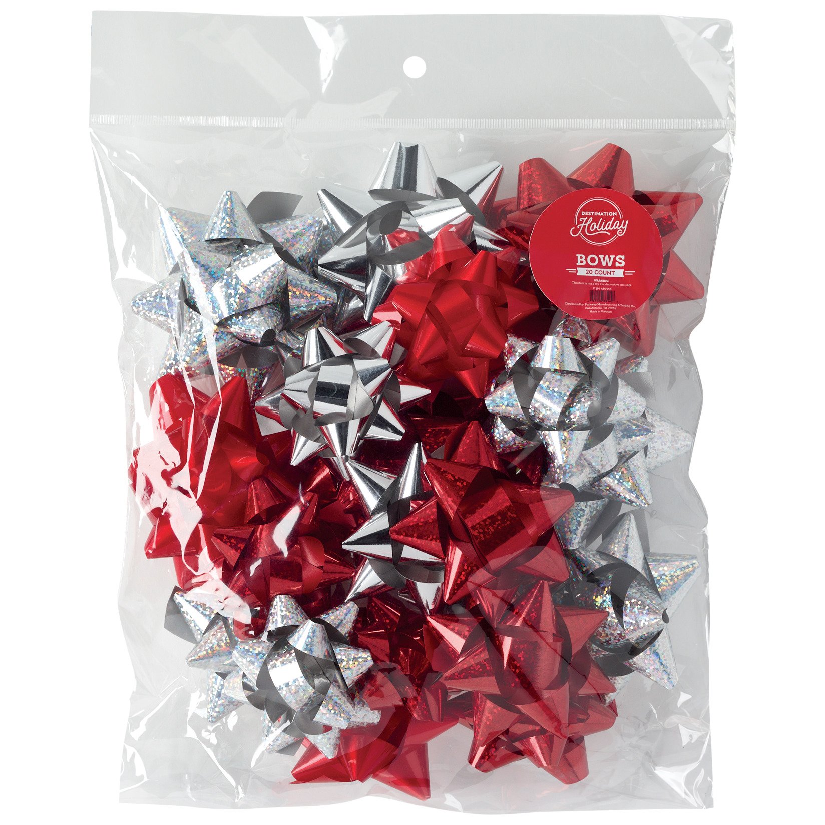 Thirty Fourth & Main Assorted Christmas Bows Shop Party Supplies at HEB