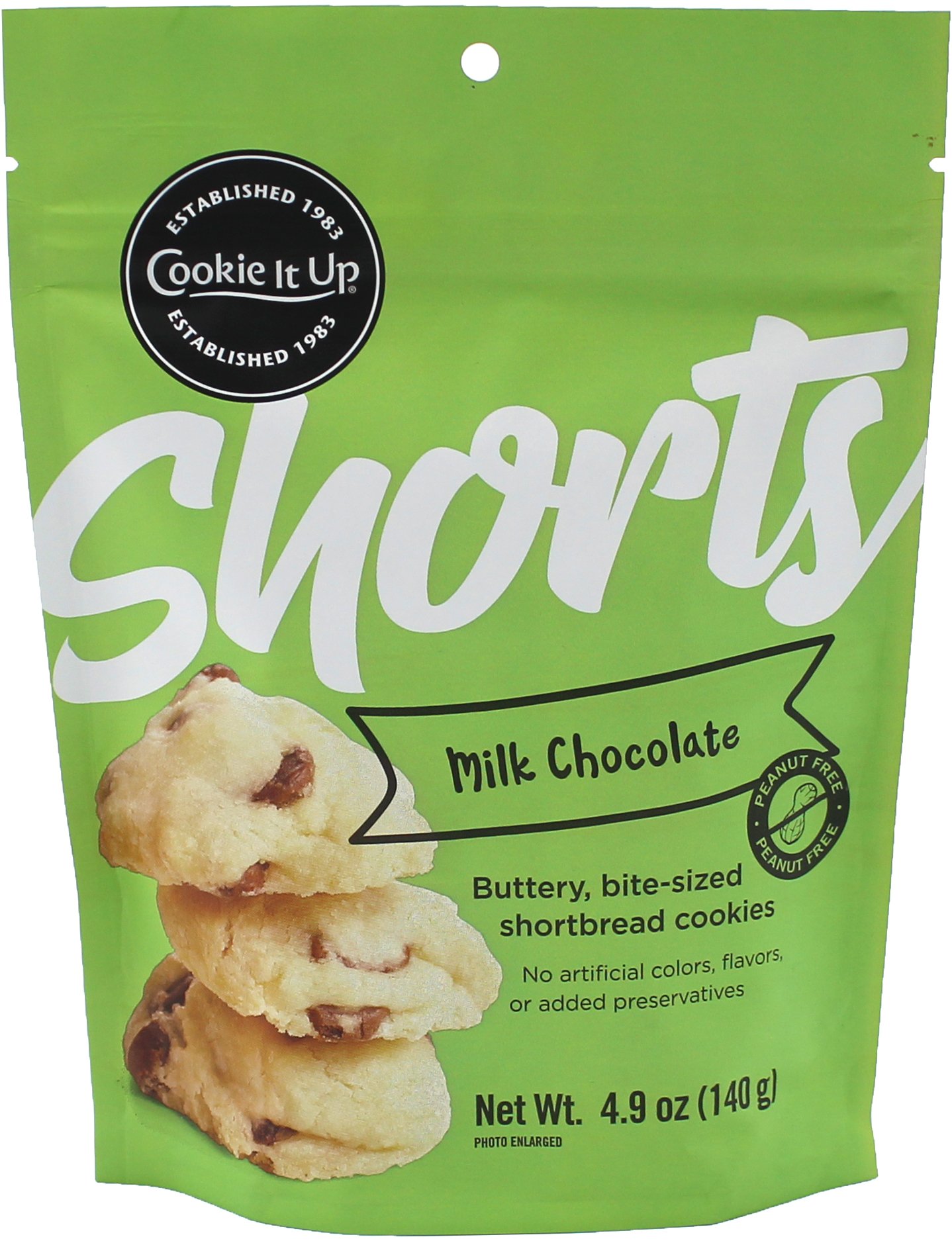 Cookie It Up Shorts Milk Chocolate, 4.9 oz | Central Market