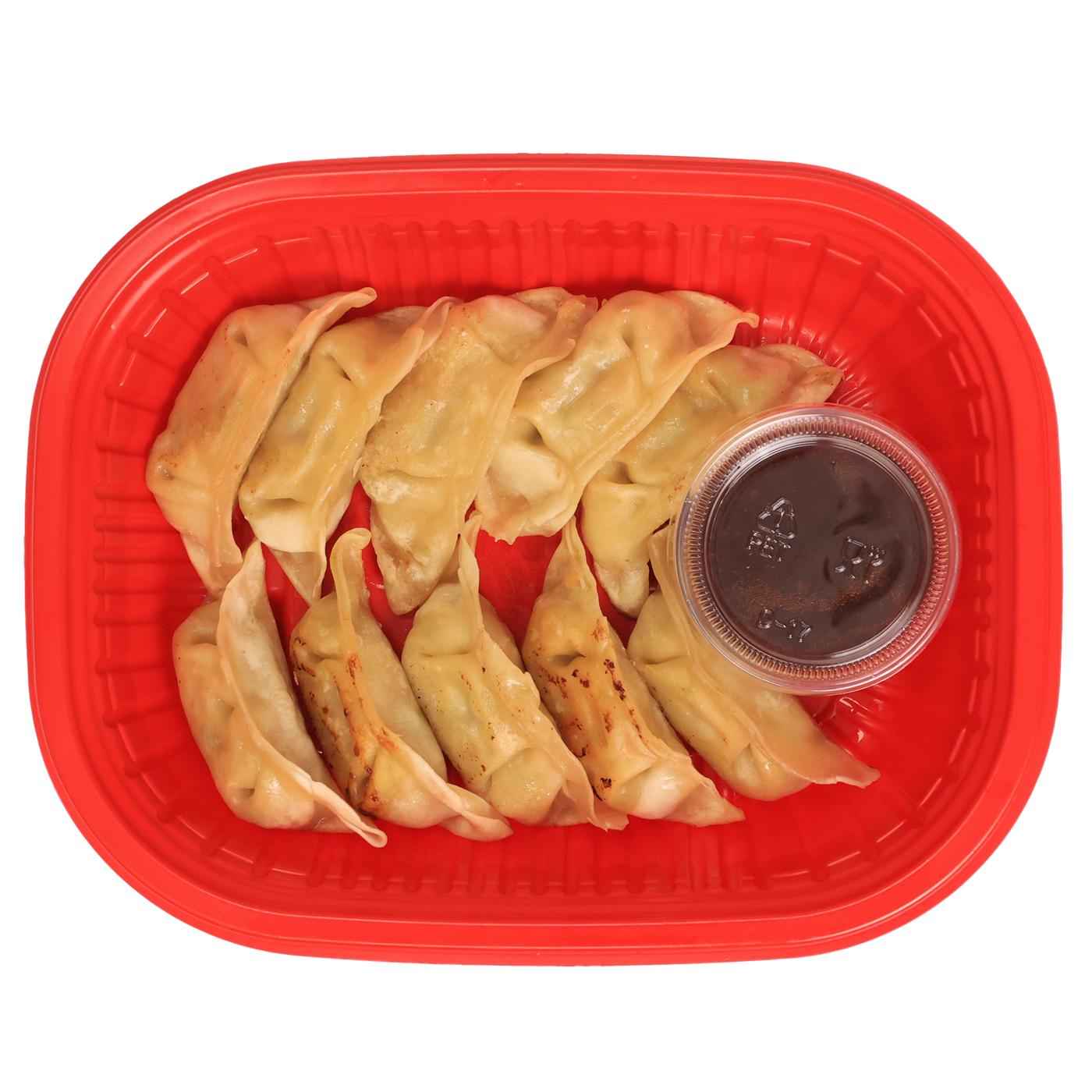 HEB Sushiya Edamame Pot Stickers Served Hot Shop Sushi at HEB