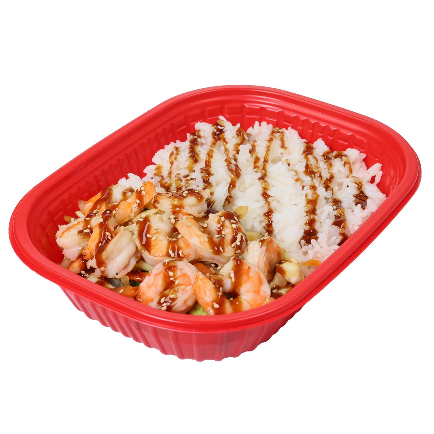 H-E-B Sushiya Shrimp Teriyaki & Rice Bowl - Served Hot; image 1 of 2