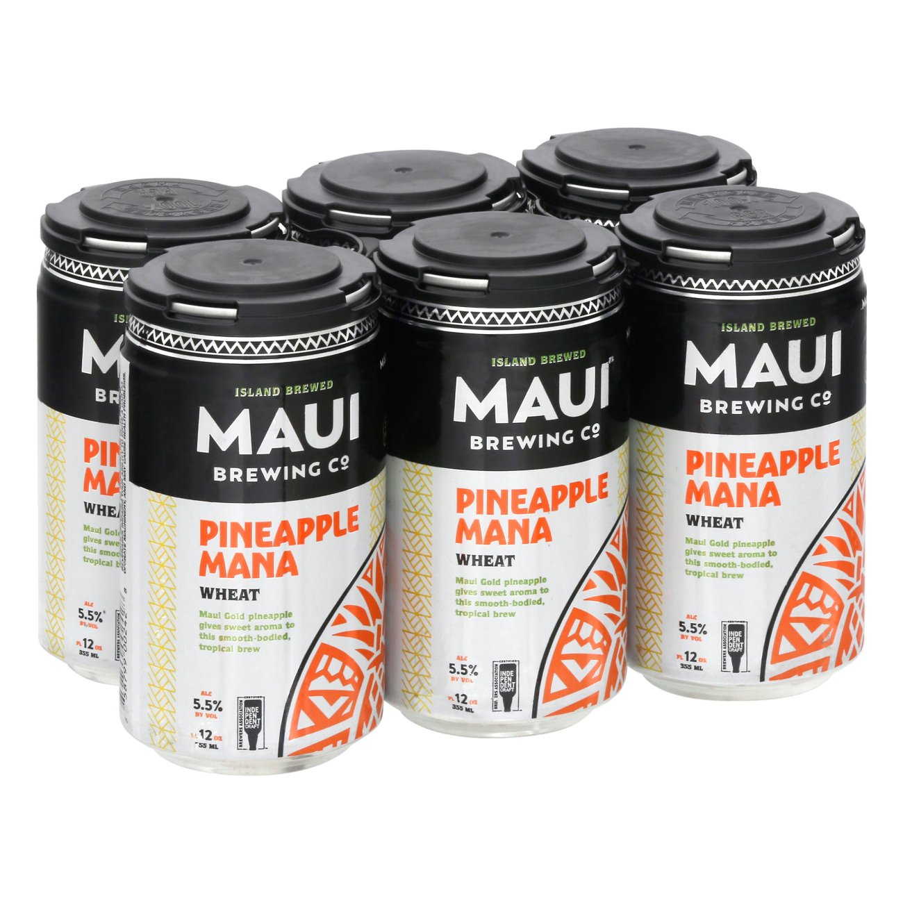 Maui Brewing Pineapple Mana Wheat Beer 12 oz Cans Shop Beer at HEB