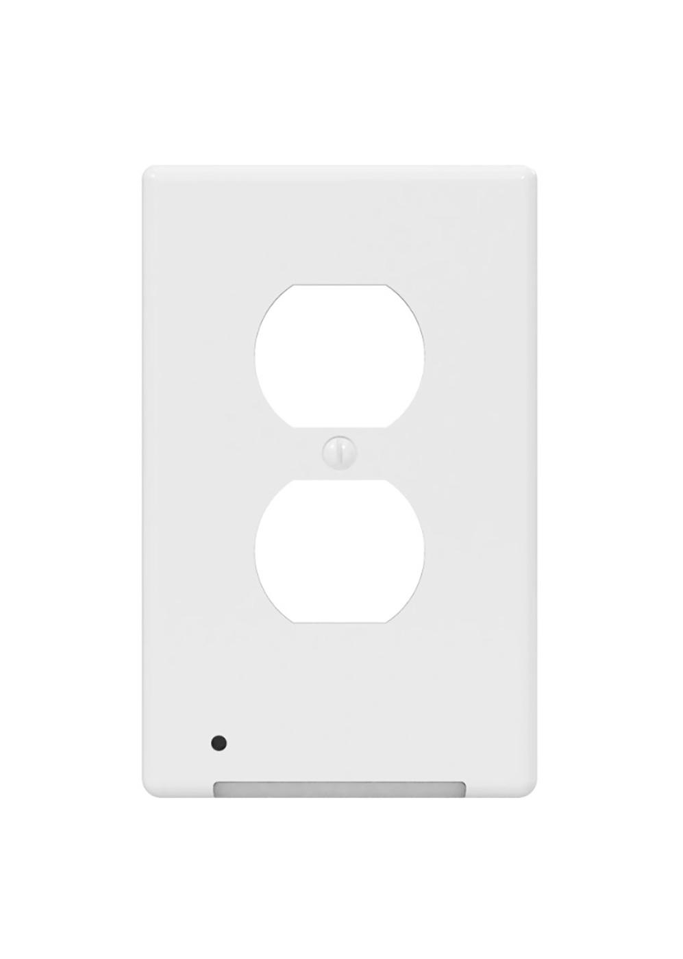 Amertac LumiCover Classic Cover Night Light Wall Plate - White; image 1 of 2