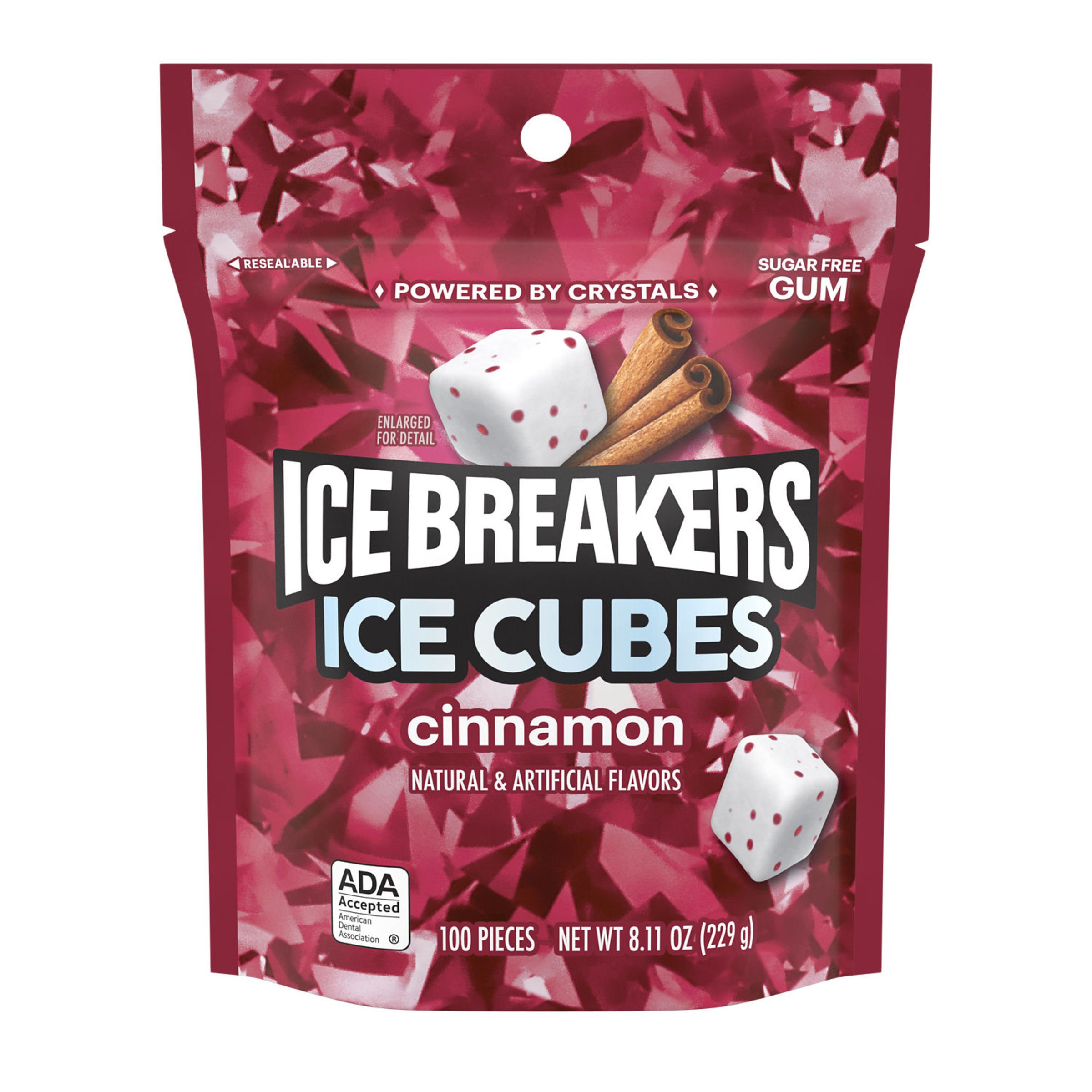 Ice Breakers Ice Cubes Cinnamon Sugar Free Chewing Gum - Shop Gum ...