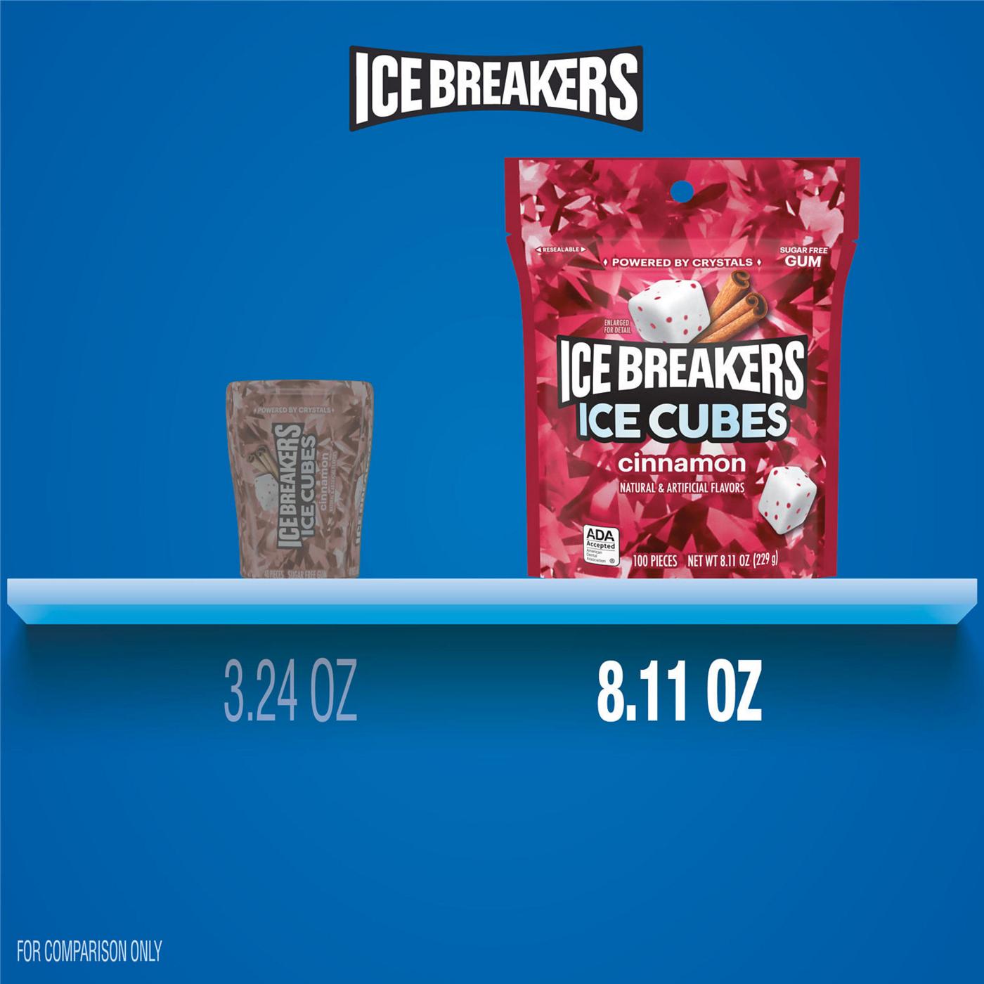 Ice Breakers Ice Cubes Cinnamon Sugar Free Gum Pouch; image 4 of 5