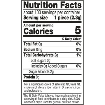 Ice Breakers Ice Cubes Cinnamon Sugar Free Chewing Gum, 100 pc