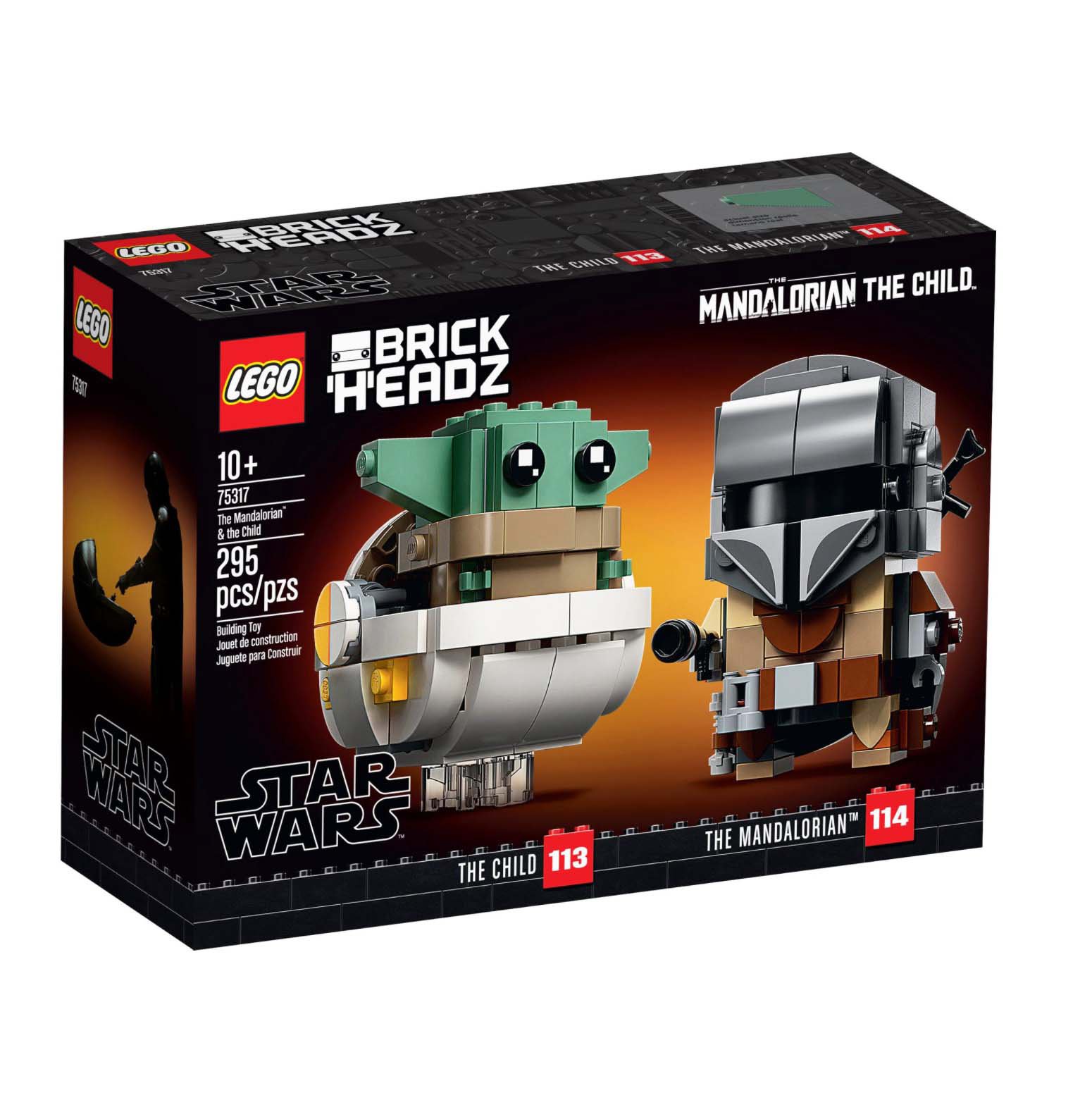 næve princip ordlyd Lego Brick Headz Star Wars The Mandalorian & The Child Set - Shop Toys at  H-E-B