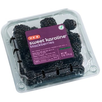 H-E-B Premium Fresh Sweet Karoline Blackberries, 6 oz