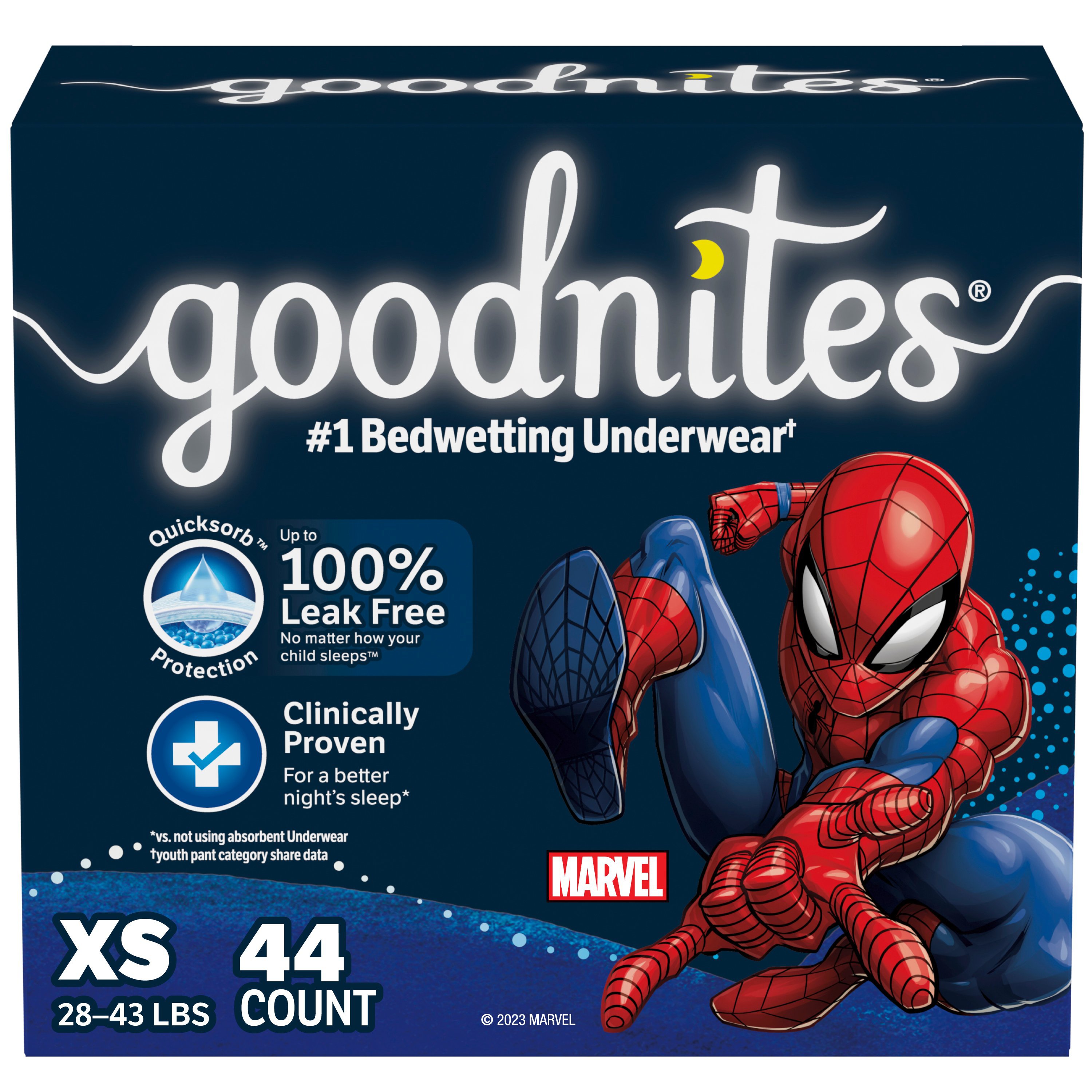 Goodnites Boys' Bedwetting Underwear XL (95-140 lbs), 28 ct