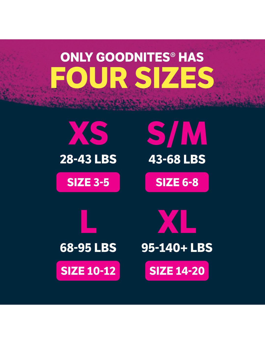 Goodnites Overnight Underwear for Girls - XS; image 5 of 8