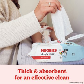 Huggies Simply Clean Fragrance Free Baby Wipes, 11 pk, 704 ct
