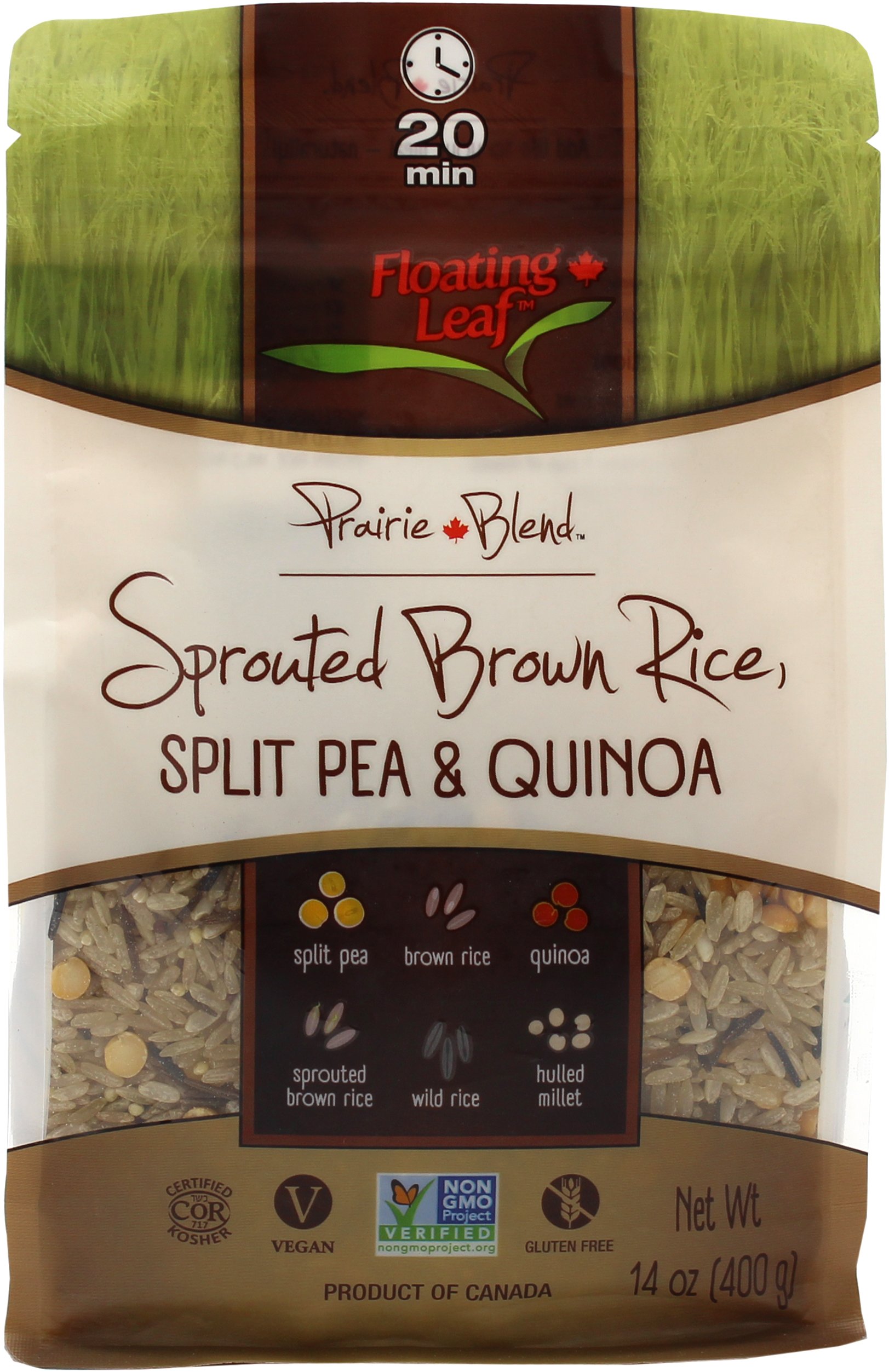 Floating Leaf Brown Rice Split Pea & Quinoa, 14 oz | Central Market ...