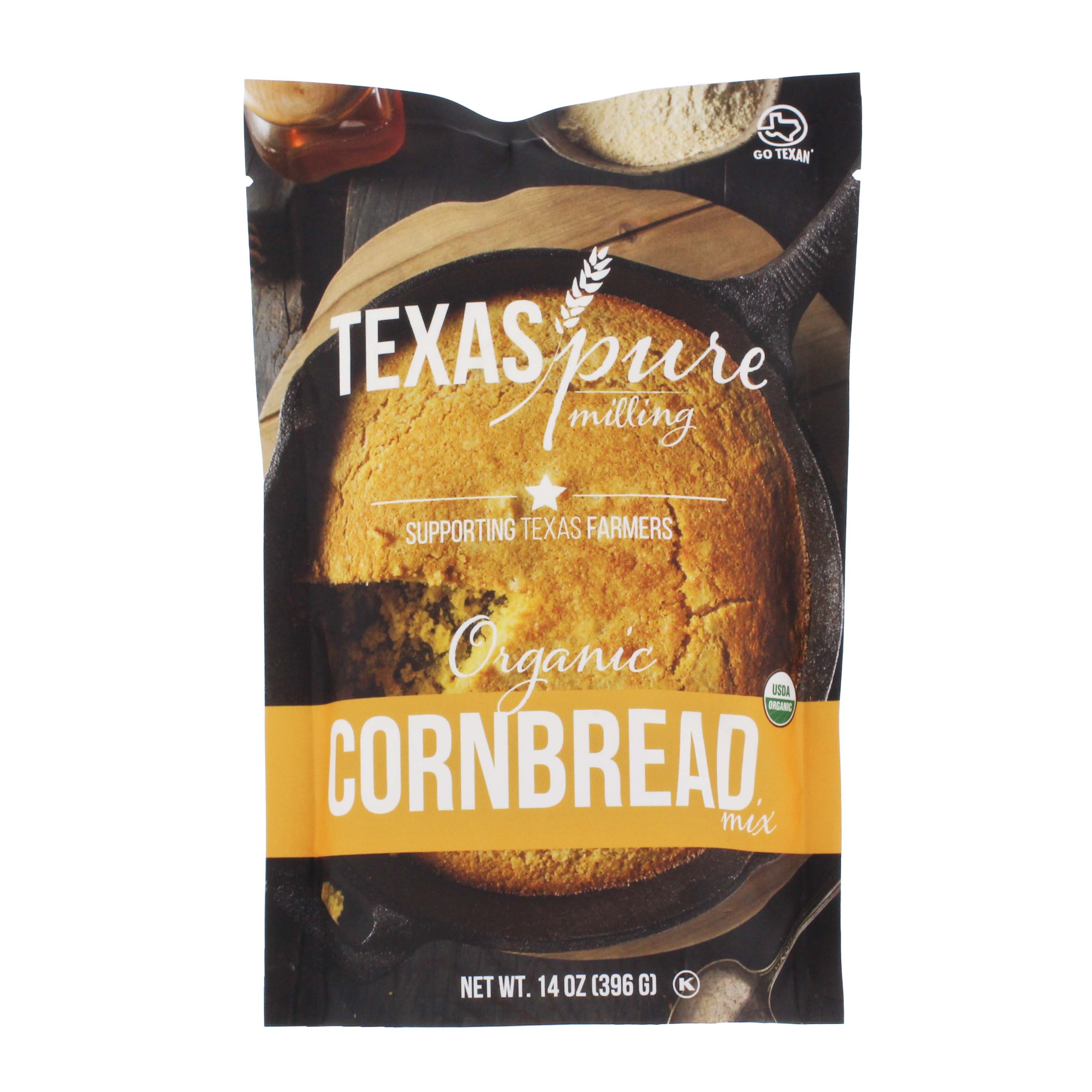 Texas Pure Milling Organic Cornbread Mix Shop Baking Mixes at HEB