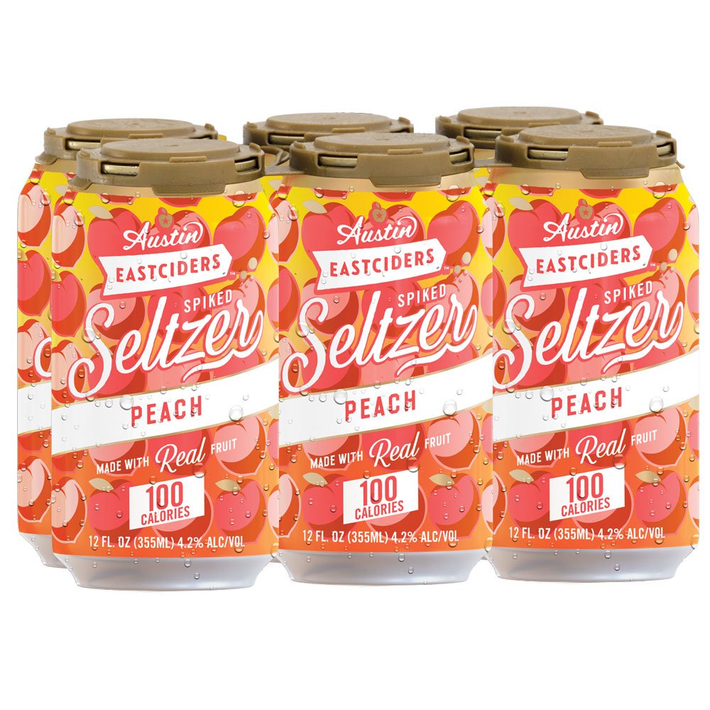 Austin Eastciders Peach Spiked Seltzer 12 oz Cans Shop Malt beverages