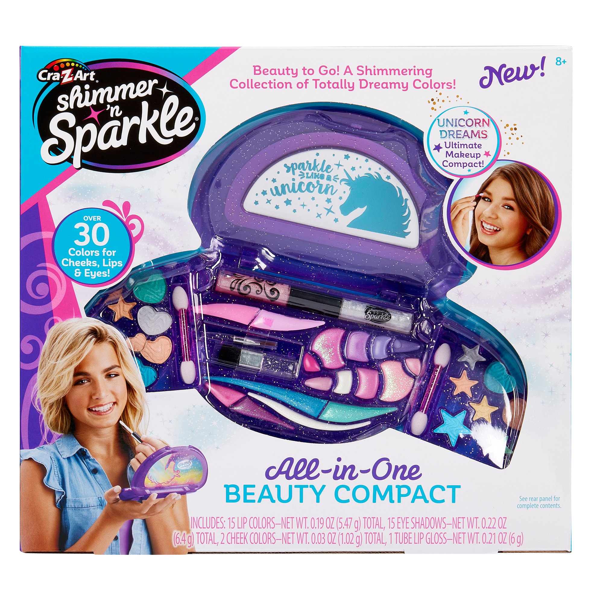 Cra-Z-Art Shimmer 'N Sparkle All-In-One Beauty Compact - Shop Kits at H-E-B