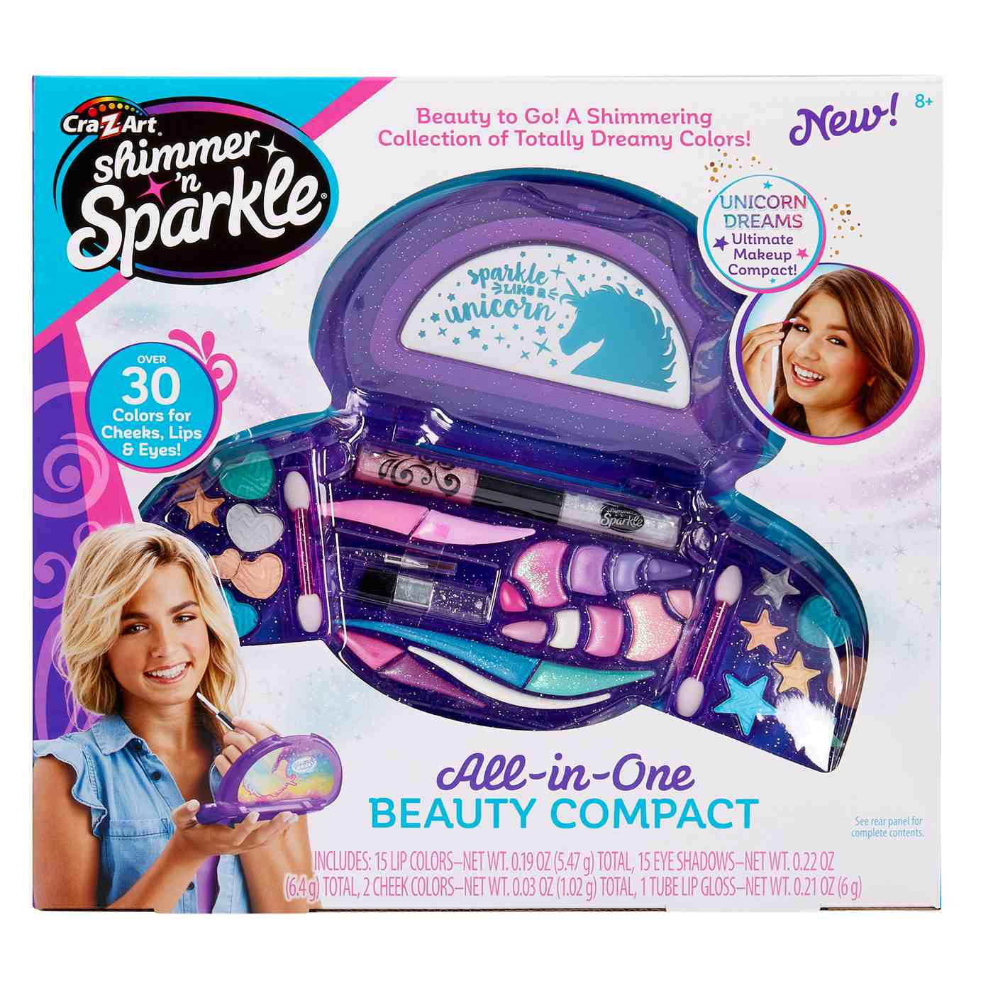 Cra-Z-Art Shimmer 'N Sparkle All-In-One Beauty Compact; image 1 of 4