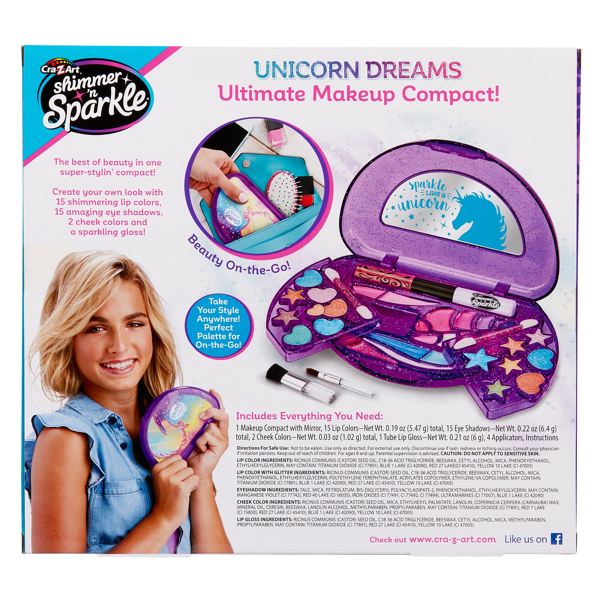 Cra-Z-Art Shimmer 'N Sparkle All-In-One Beauty Compact - Shop Kits