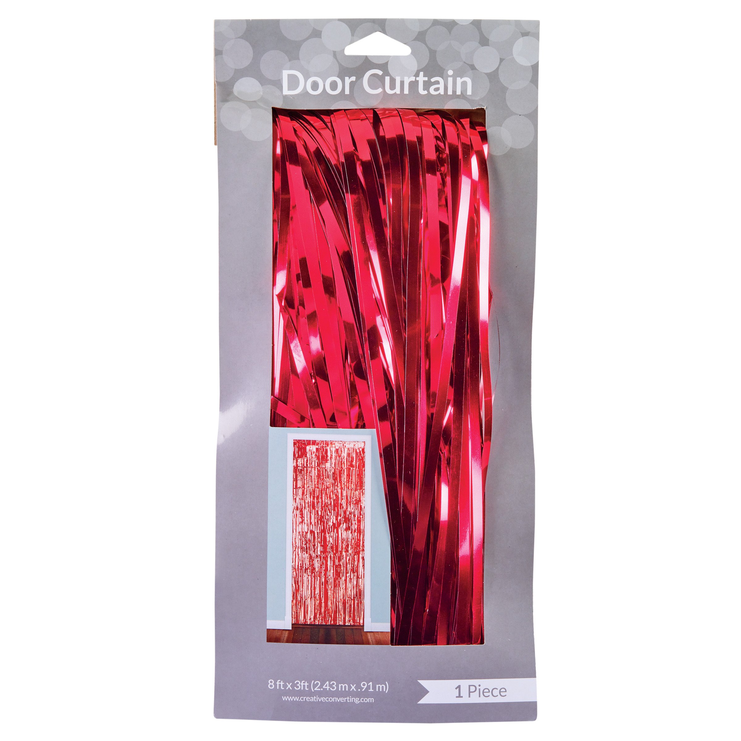 Creative Converting Red Foil Holiday Door Cover Shop Seasonal Decor at HEB