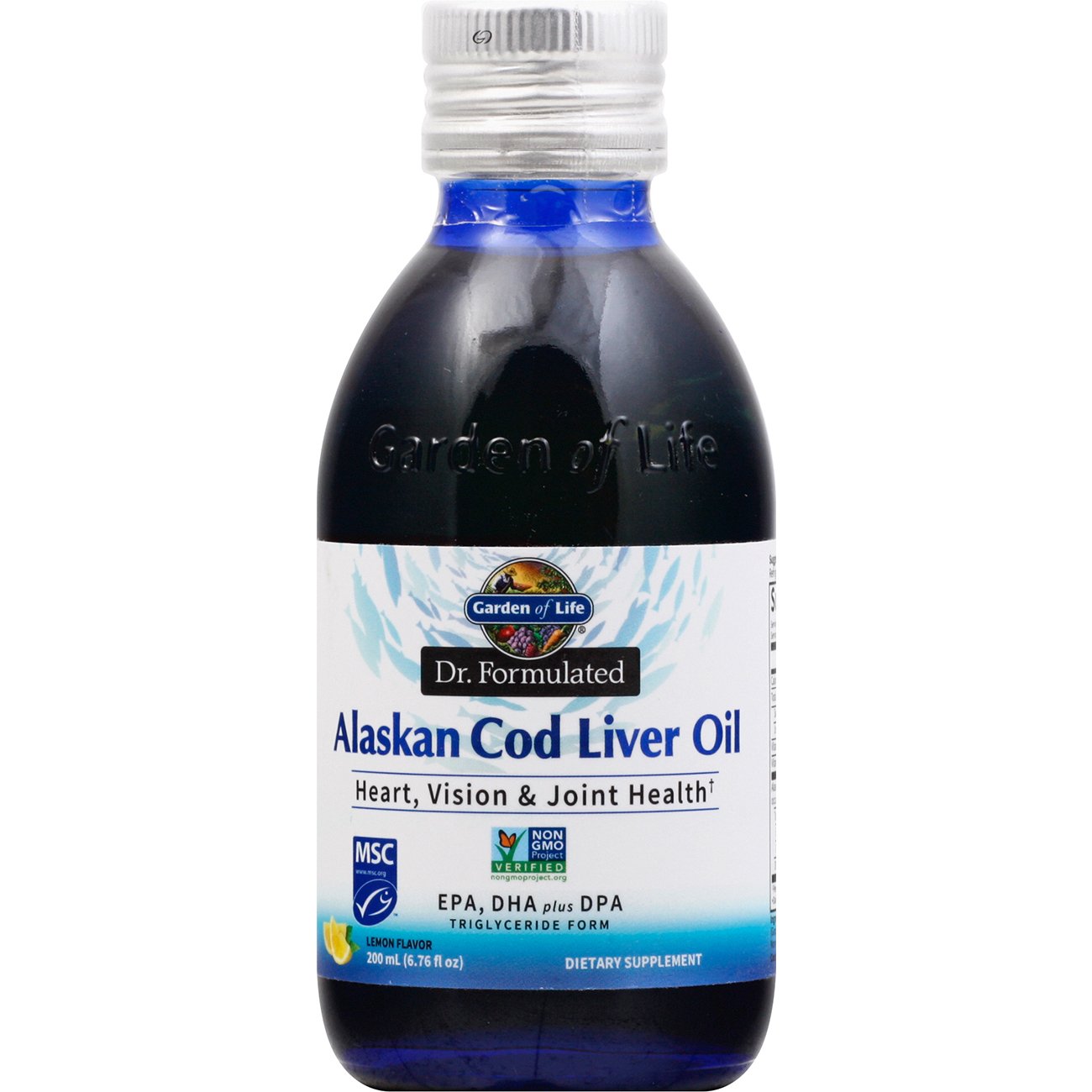 Garden of Life Alaskan Cod Liver Oil - Lemon Flavor, 6.76 oz