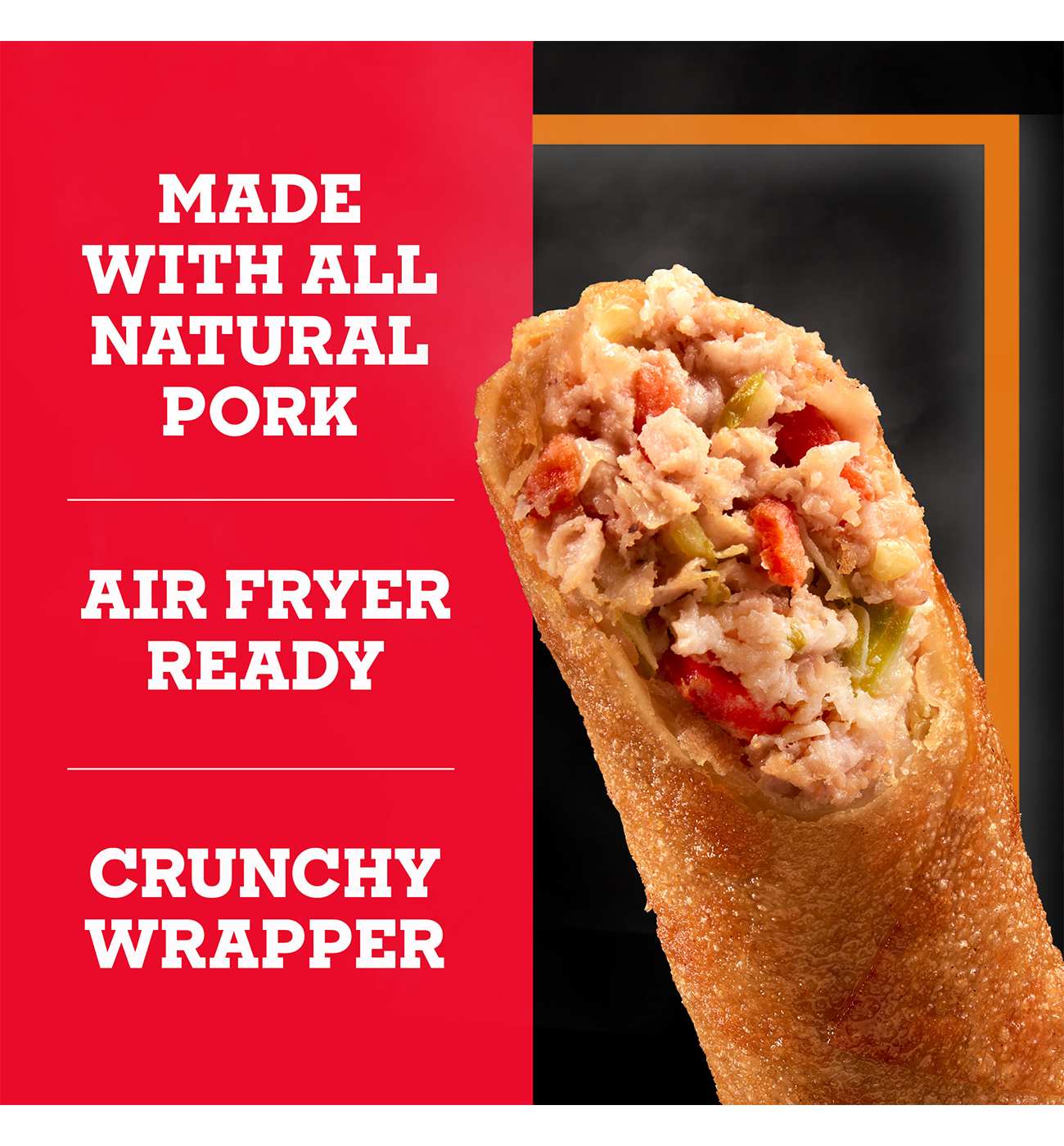 Pagoda Frozen Crunchy Crispy Pork Egg Rolls; image 2 of 10