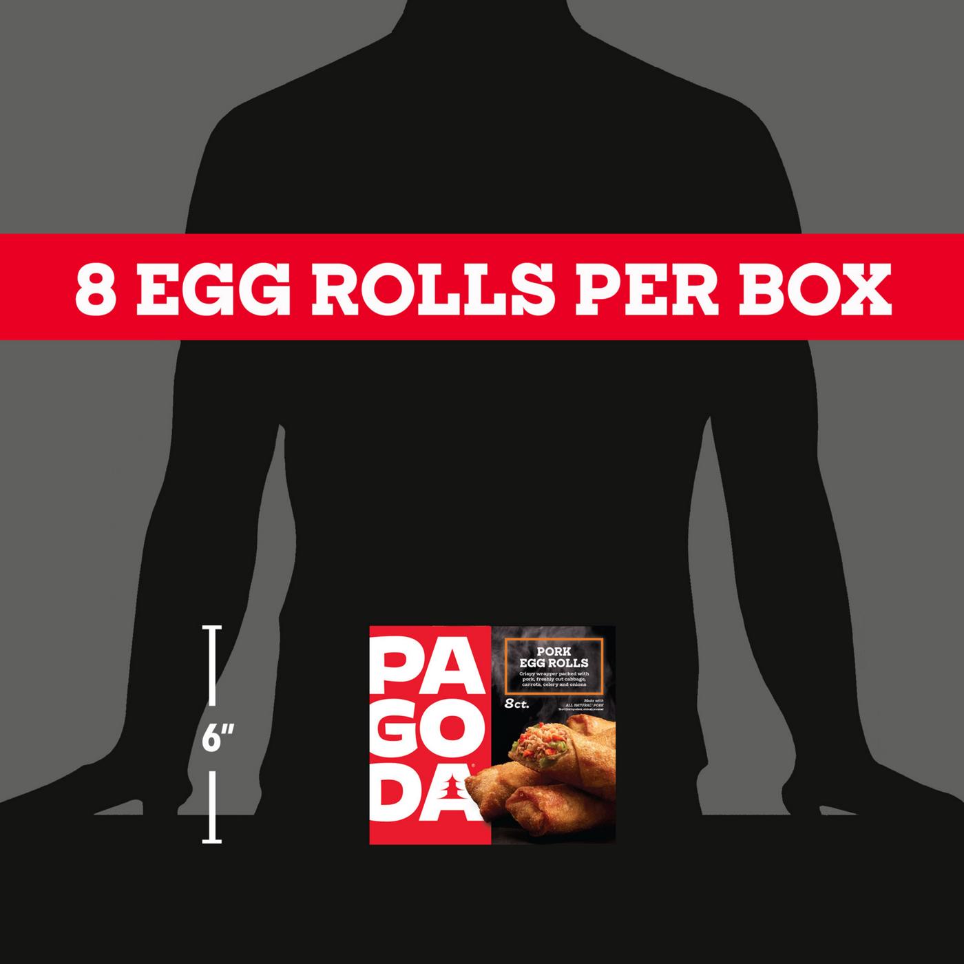 Pagoda Frozen Crunchy Crispy Pork Egg Rolls; image 7 of 10