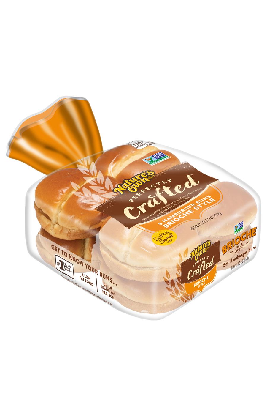 Nature's Own Perfectly Crafted Hamburger Buns; image 5 of 6