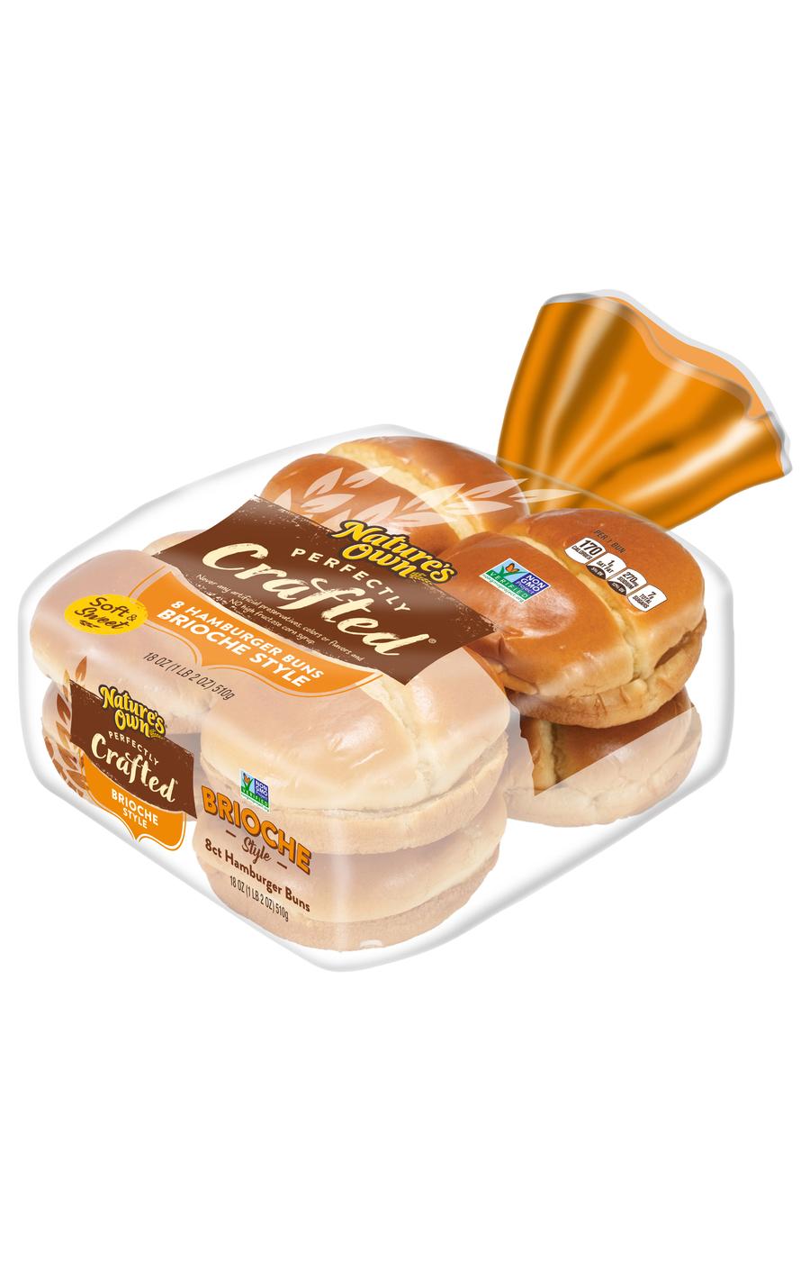 Nature's Own Perfectly Crafted Hamburger Buns; image 6 of 6