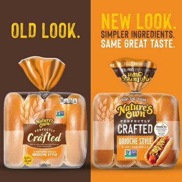Nature's Own Perfectly Crafted Hot Dog Buns, 8 ct