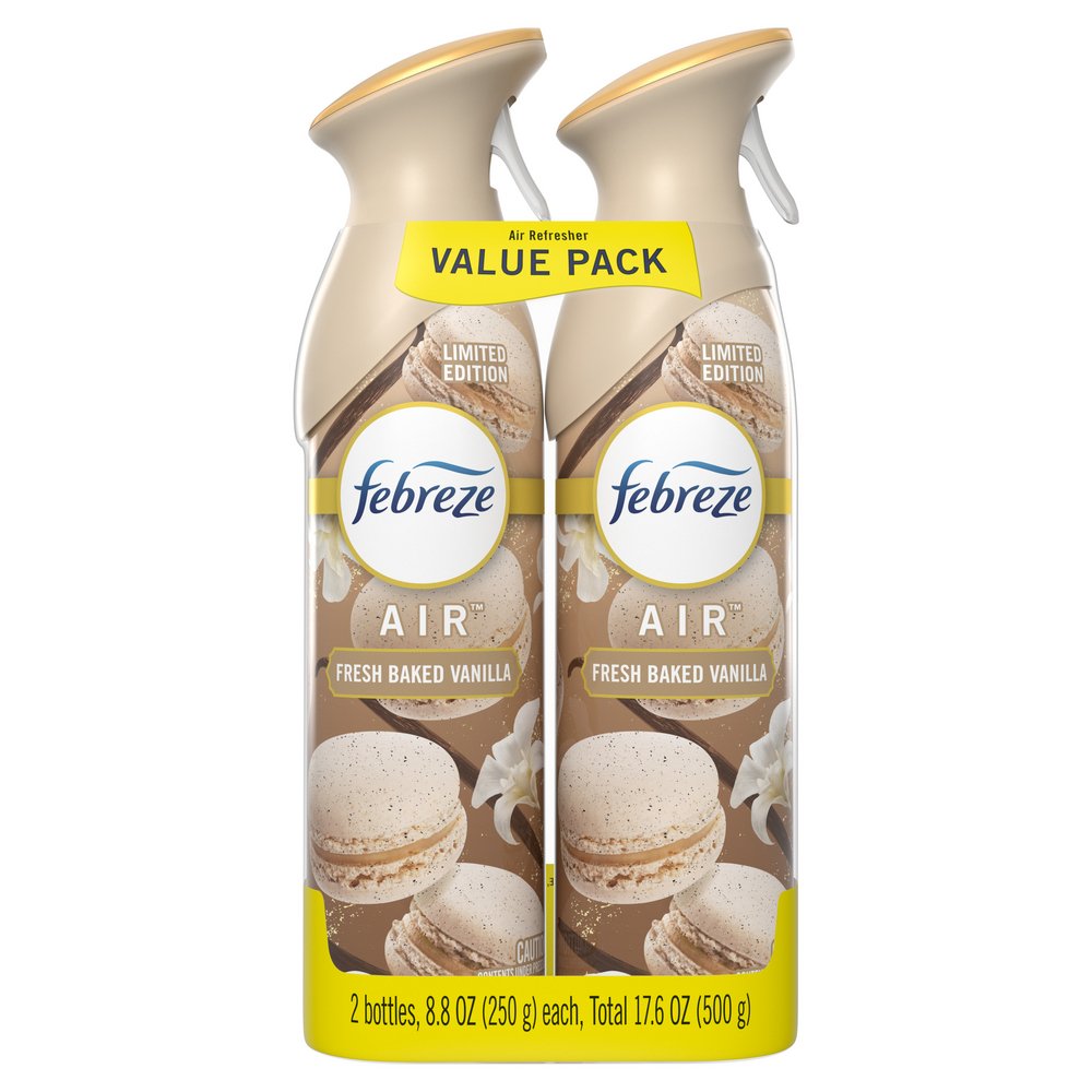 Febreze Air Fresh Baked Vanilla Air Freshener Spray Value Pack Shop