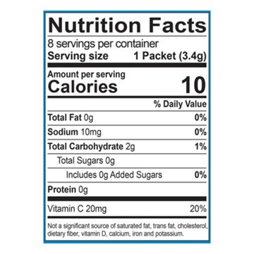 Hawaiian Punch Berry Blue Typhoon Drink Mix Packets, 8 ct