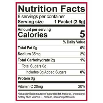 Hawaiian Punch Fruit Juicy Red Drink Mix Packets, 8 ct