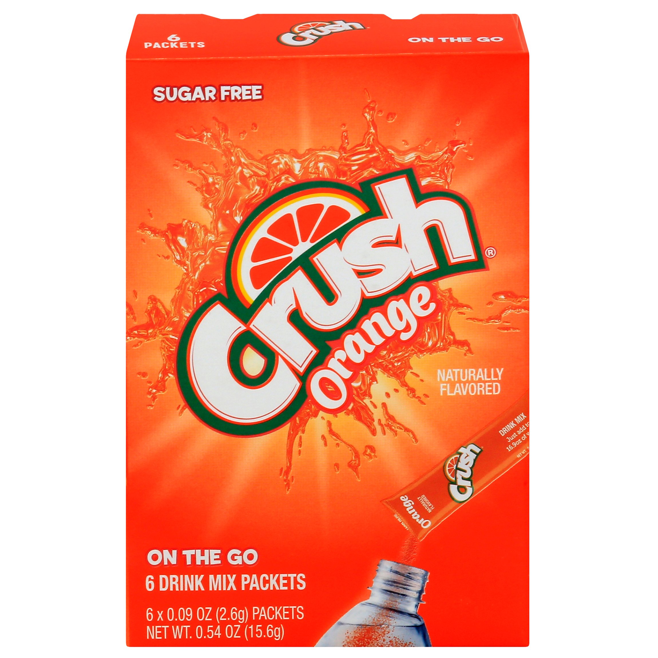 Crush Orange Drink Mix Packets Shop Mixes & flavor enhancers at HEB