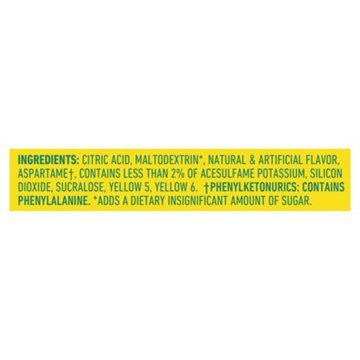 Crush Sugar Free Powder Drink Mix Packets - Pineapple, 6 ct