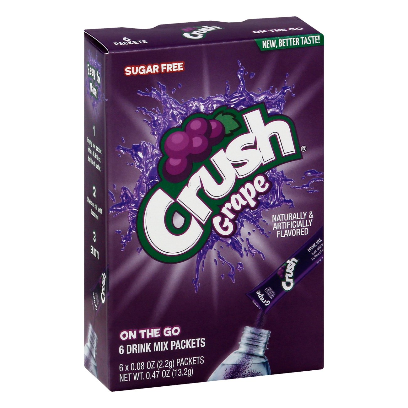 Crush Grape Drink Mix Packets Shop Mixes & Flavor Enhancers at HEB