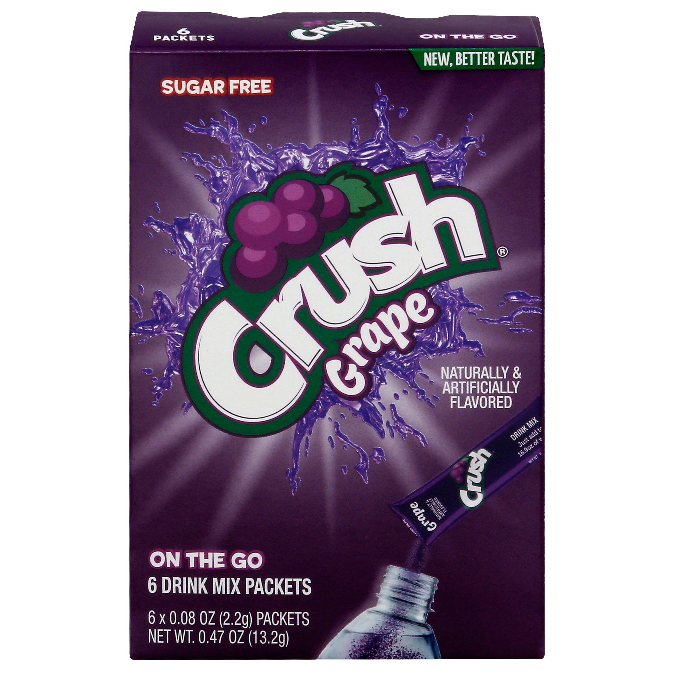 Crush Grape Drink Mix Packets Shop Mixes & flavor enhancers at HEB