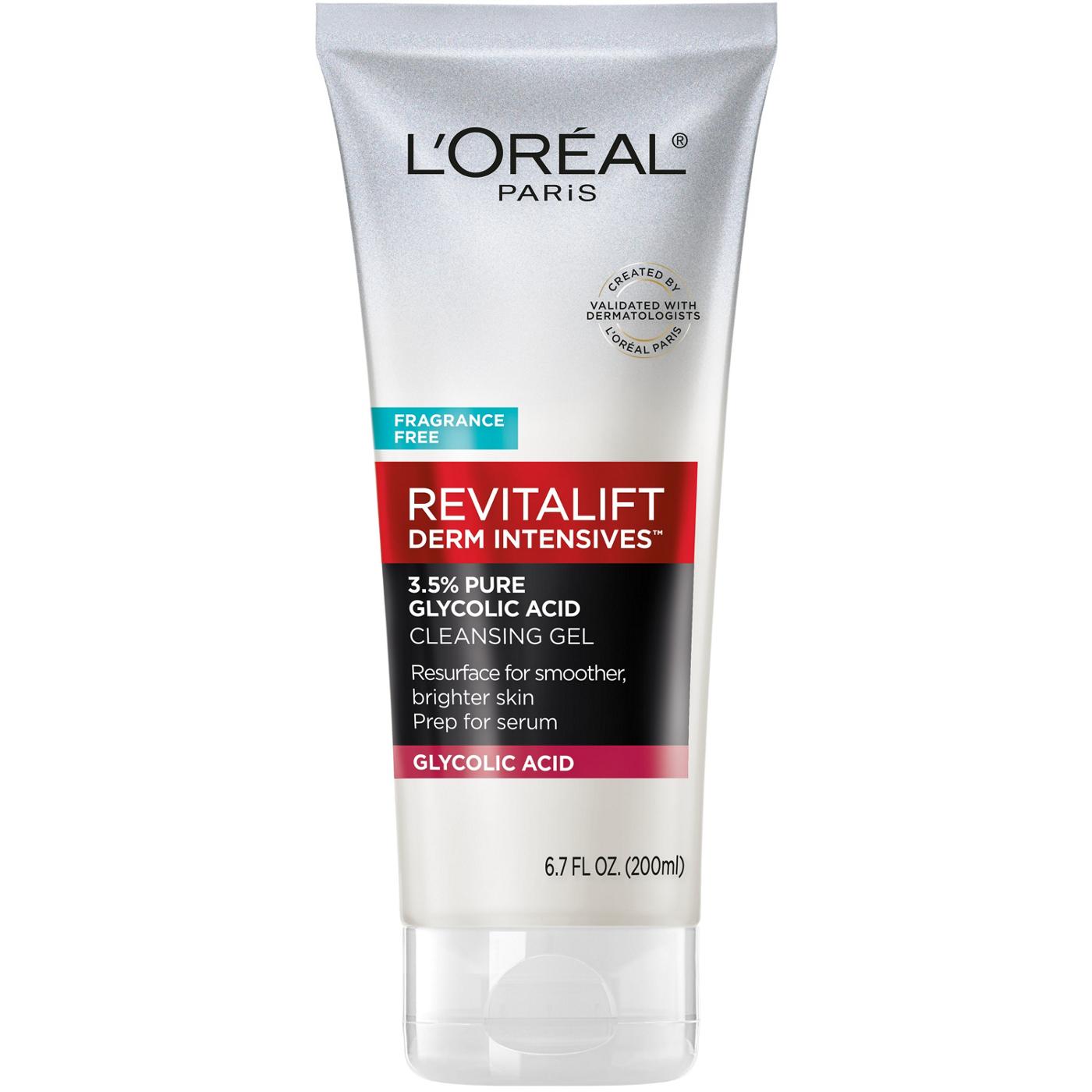 L'Oréal Paris Revitalift Derm Intensives Glycolic Acid Cleanser; image 1 of 6