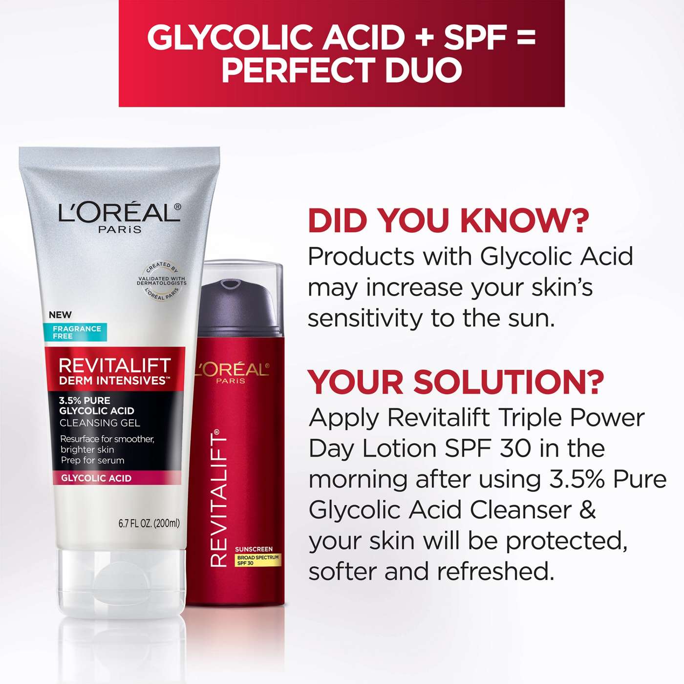 L'Oréal Paris Revitalift Derm Intensives Glycolic Acid Cleanser; image 5 of 7