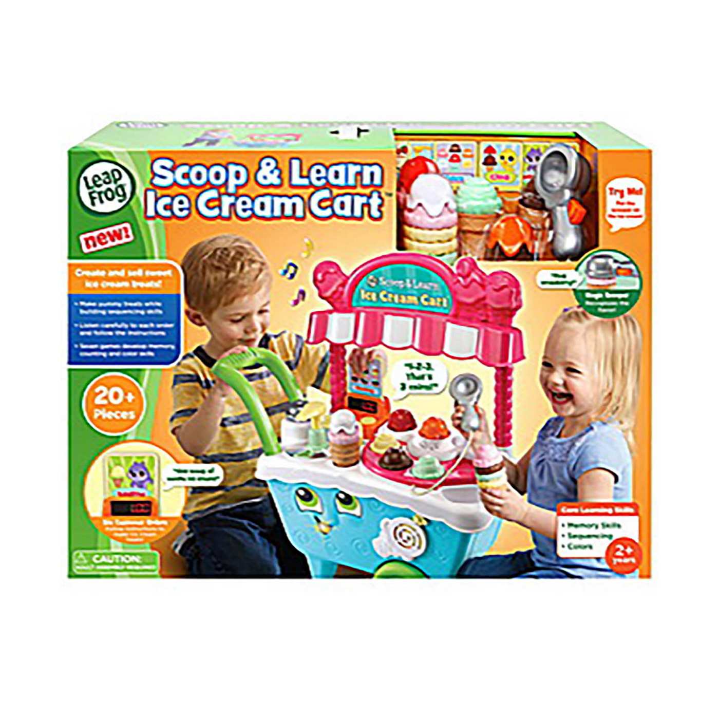 LeapFrog Scoop & Learn Ice Cream Cart Playset Shop Playsets at HEB