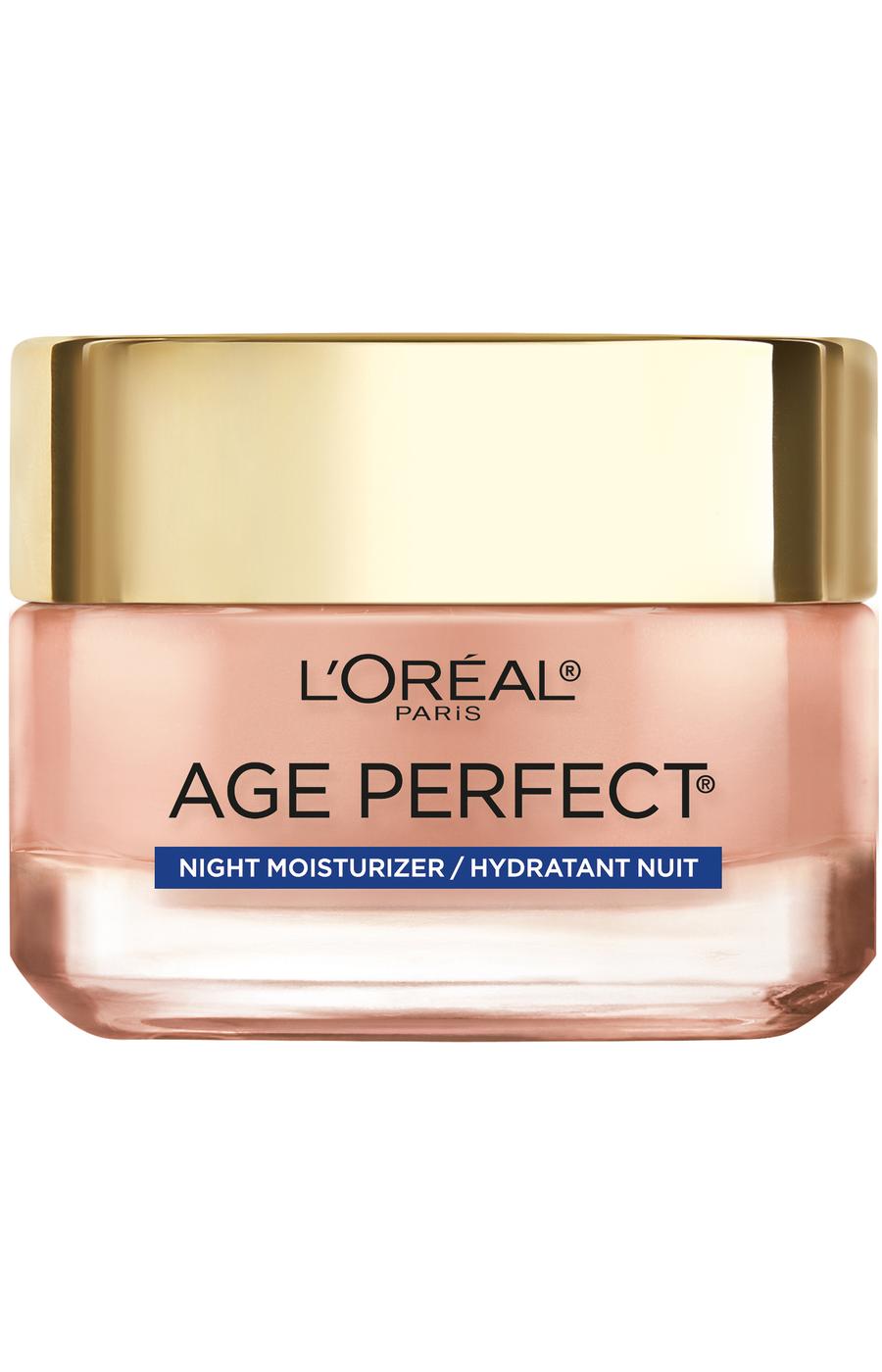 Loréal Paris Age Perfect Rosy Tone Cooling Night Moisturizer Shop Facial Moisturizer At H E B 8830