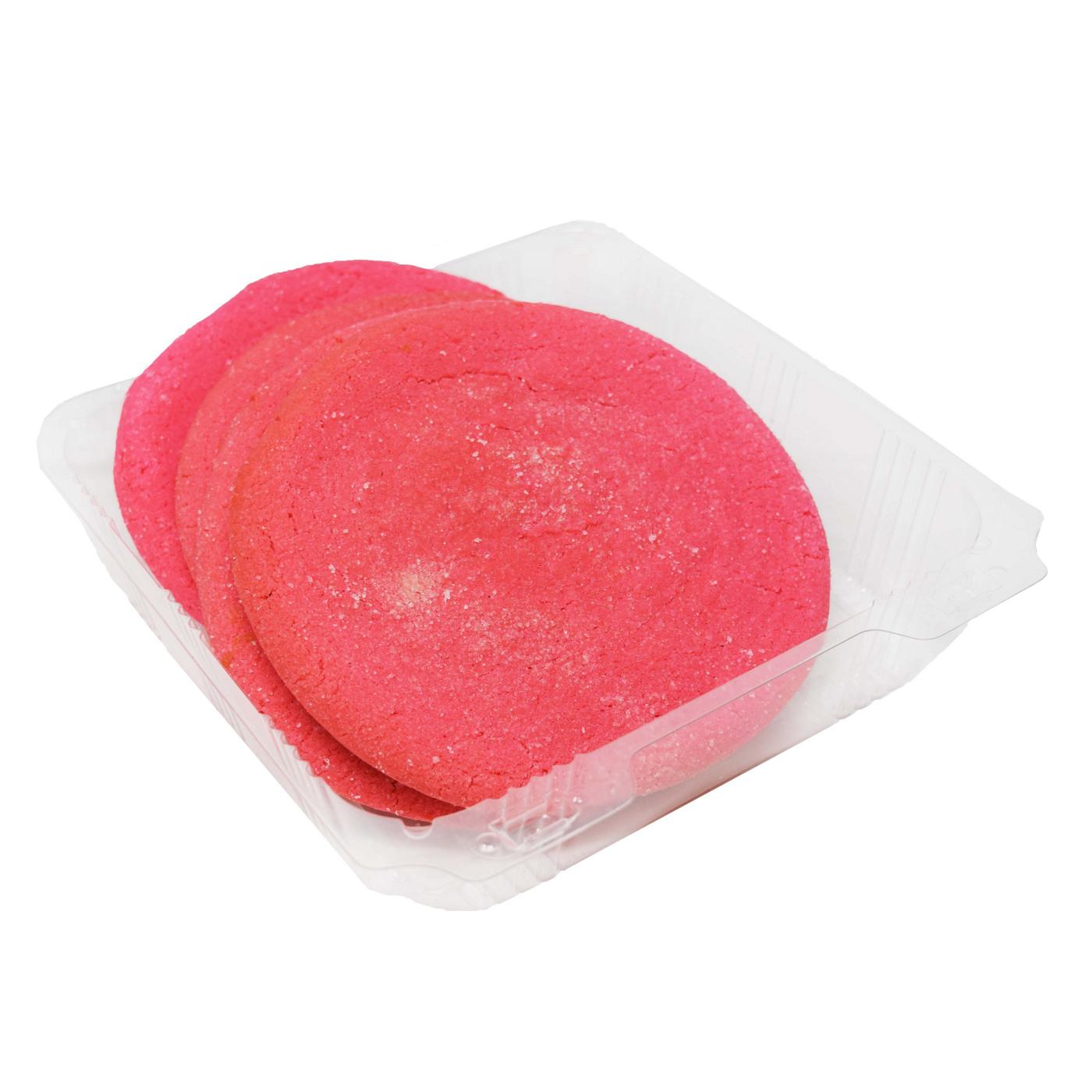H-E-B Bakery Large Polvoron Cookies - Pink; image 1 of 3