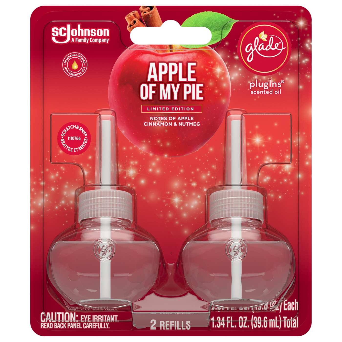 Glade PlugIns Scented Oil Air Freshener Refills - Apple of My Pie; image 1 of 3