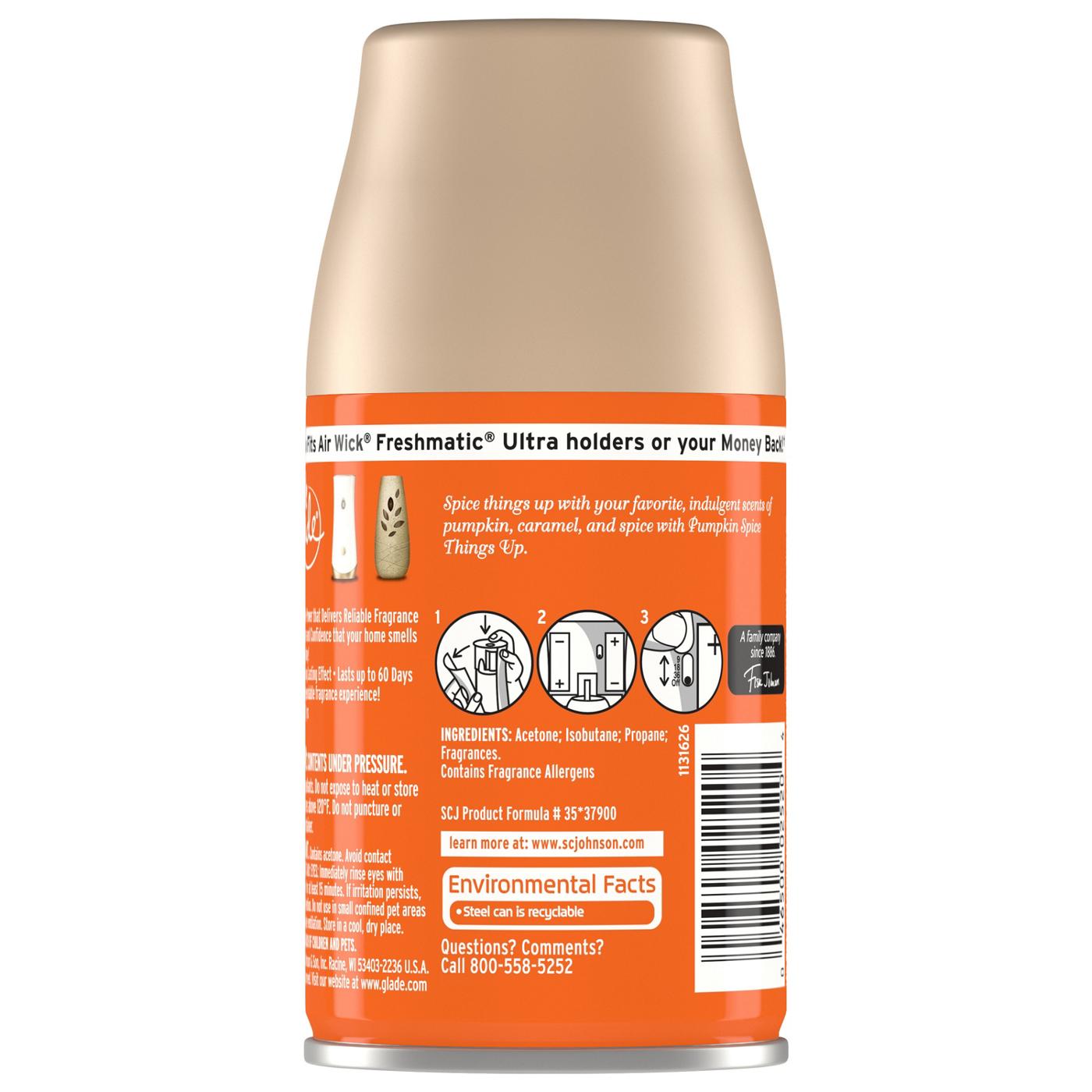 Glade Automatic Spray Refill - Pumpkin Spice Things Up; image 2 of 2