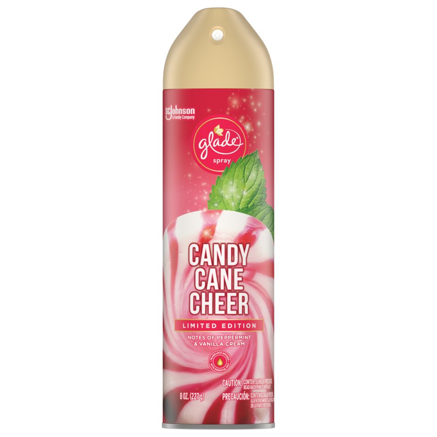 Glade Candy Cane Cheer Air Freshener Spray Shop Air Fresheners at HEB