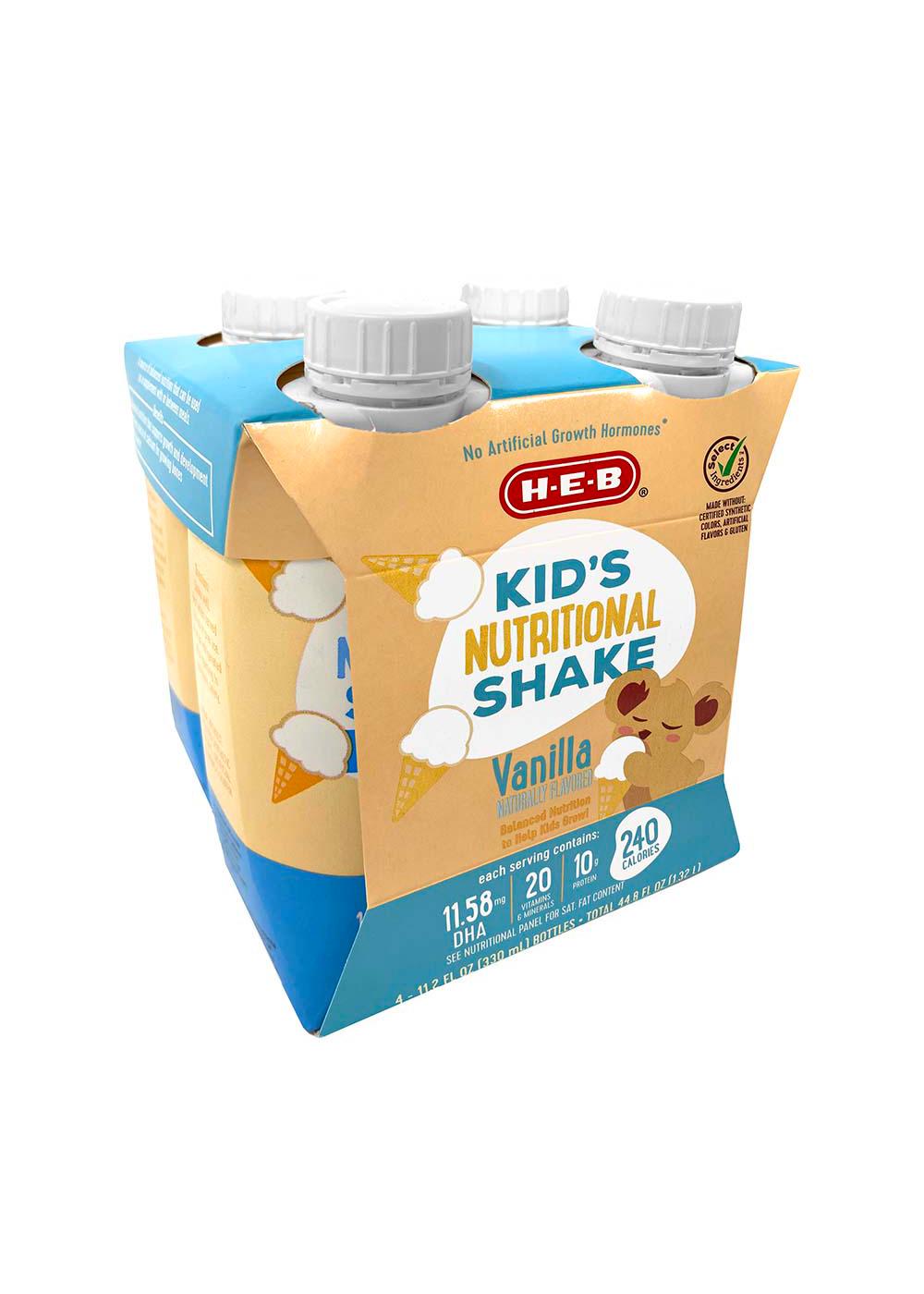 H-E-B Kid's Nutritional Shake - Vanilla; image 2 of 2