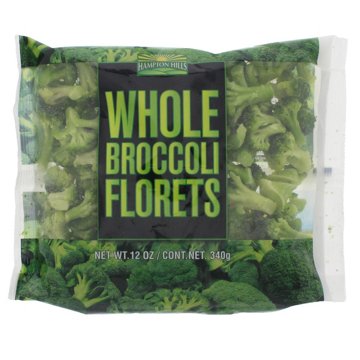 Hampton Hills Whole Broccoli Florets, 12 oz