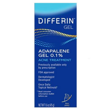 Differin Gel Acne Treatment 0.1% Adapalene Pump